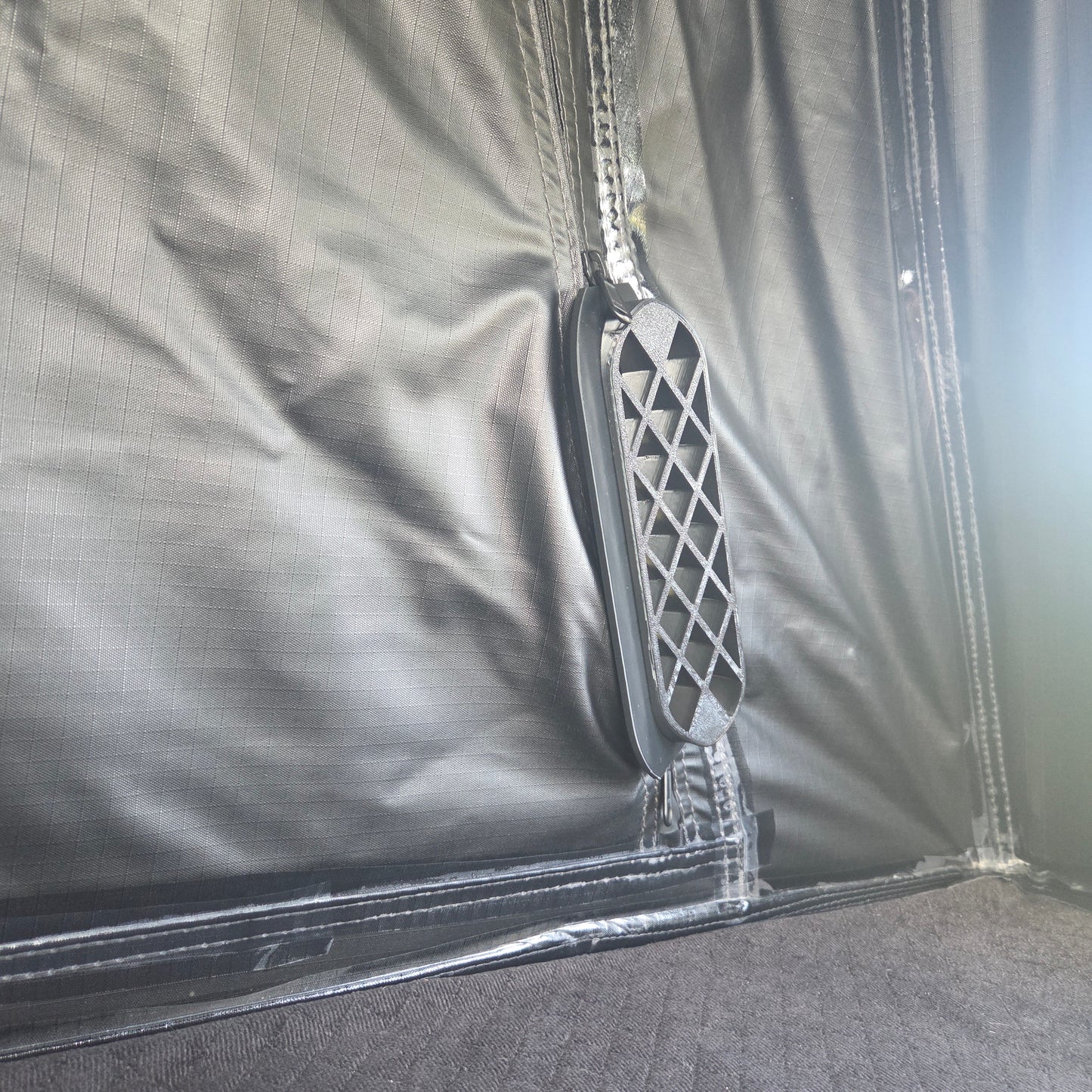 Angled Tent Heater Duct Pass-Through Adapter Port