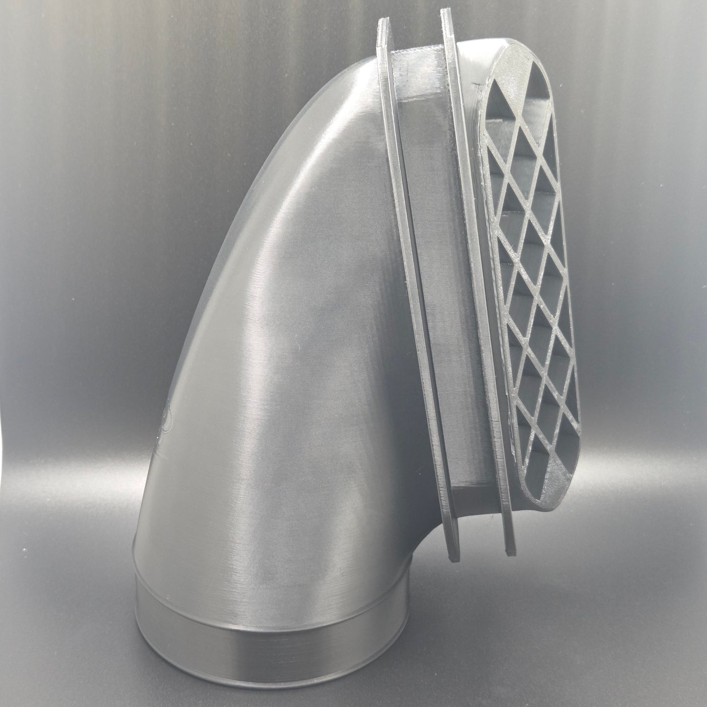 Angled Tent Heater Duct Pass-Through Adapter Port