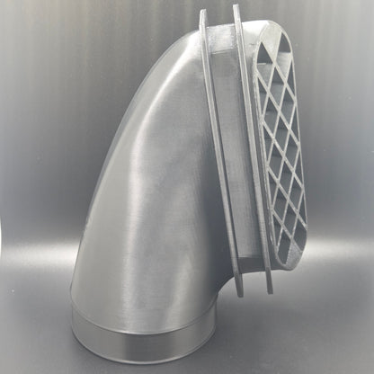 Angled Tent Heater Duct Pass-Through Adapter Port